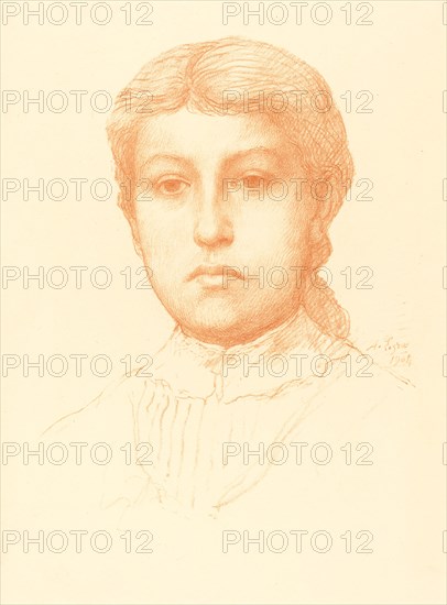 Head of a Young Girl (Tete de jeune fille).