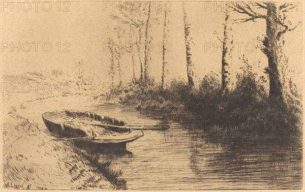 Canal Seen by Morning Light (Le canal: Effet du matin).