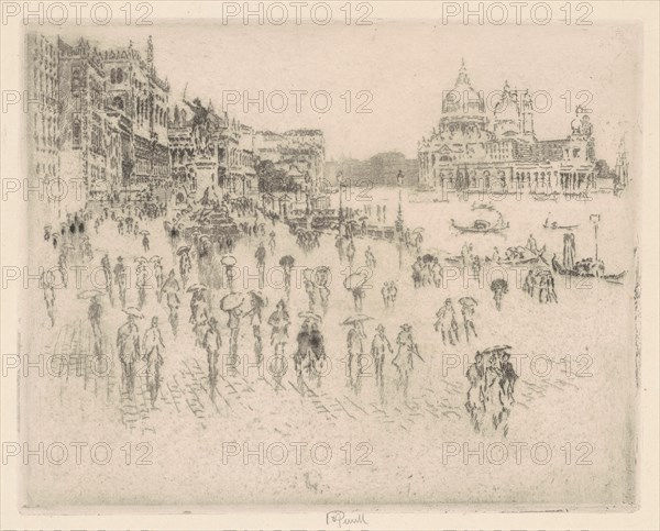 On the Riva, from Pennell's Window, 1883.