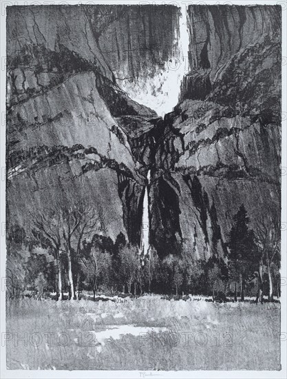 Lower Falls, Yosemite, 1912.