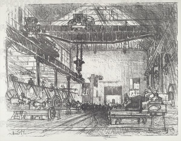 Planing Big Shells, 1916.