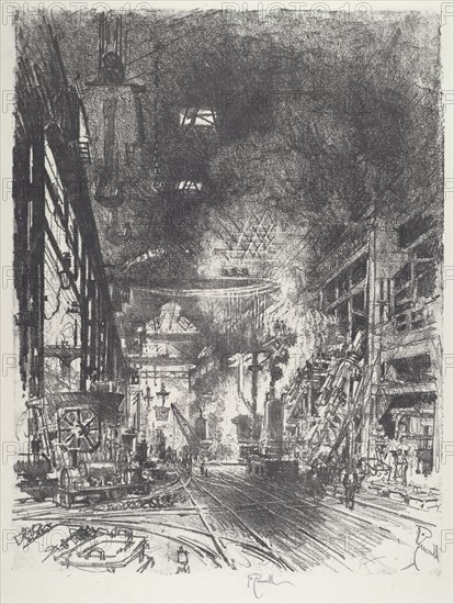 Within the Furnaces, 1916.