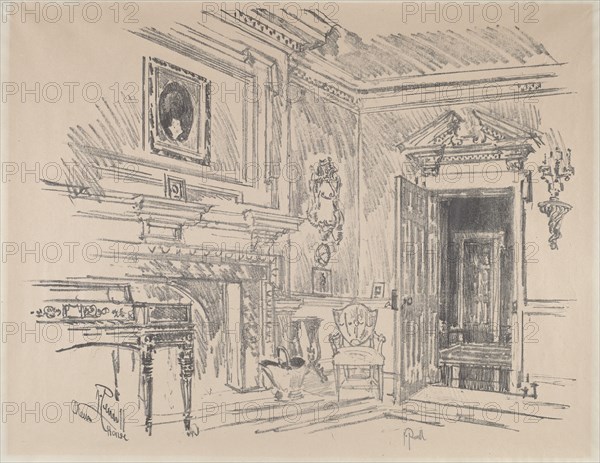 Drawing Room at Cliveden, 1912.