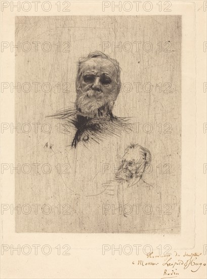 Victor Hugo, De Face, 1886.