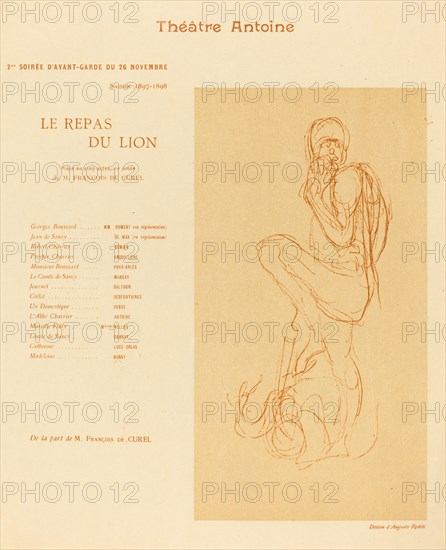 Le Repas du lion, 1897.