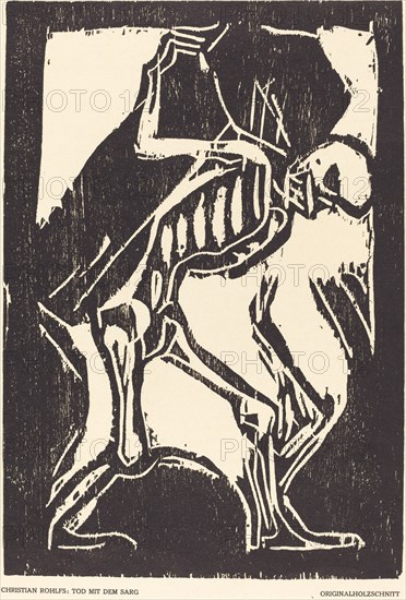 Death with a Coffin, c. 1917.