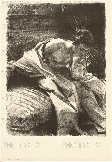 Study of a Seated Man, 1895.