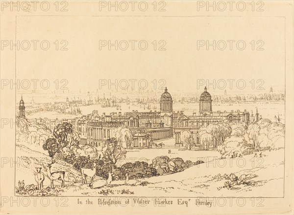 London from Greenwich, published 1811.