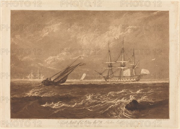 The Leader Sea Piece, published 1809.