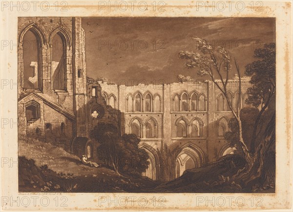 Rivaux Abbey, published 1812.