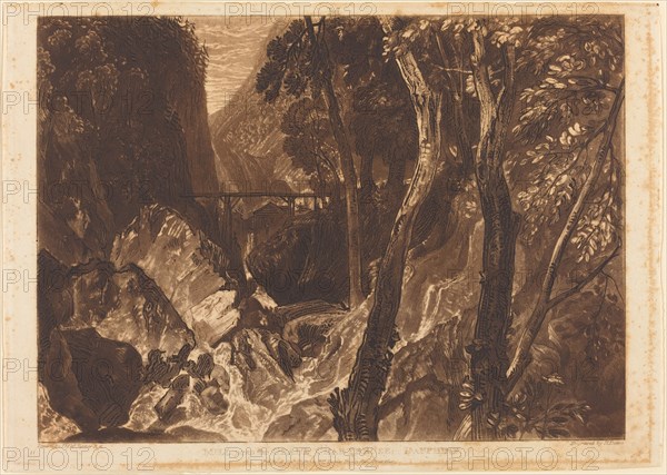 Mill near the Grand Chartreuse, published 1816.