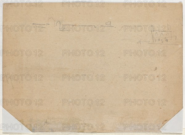 Roof Line [verso], 1862.
