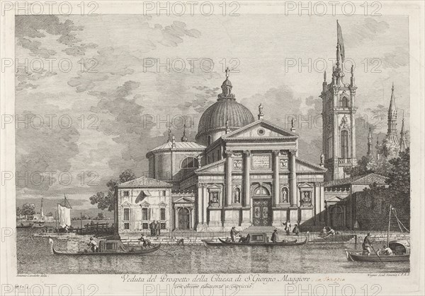Veduta del Prospetto della Chiesa di S. Giorgio Maggiore, 1742.