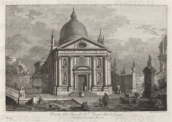 Prospetto della Chiesa del SS. Rosario detta de' Gesuati, 1742.