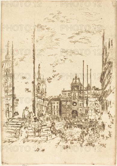 The Piazzetta, 1880.