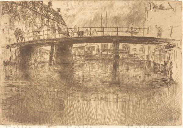 Bridge, Amsterdam, 1889.