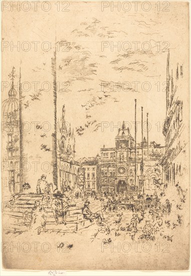 The Piazzetta, 1880.