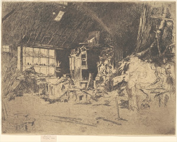 The Smithy, 1880.