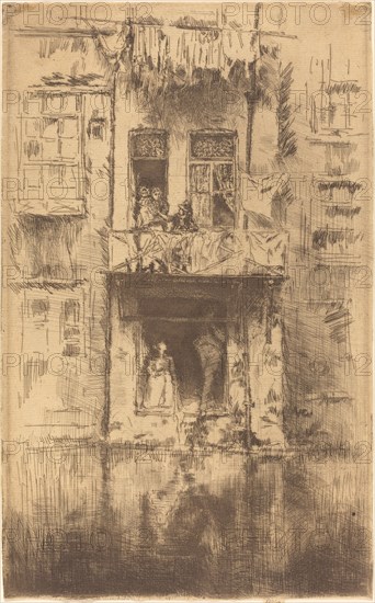 Balcony, Amsterdam, 1889.