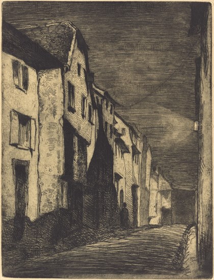 Street in Saverne, 1858.