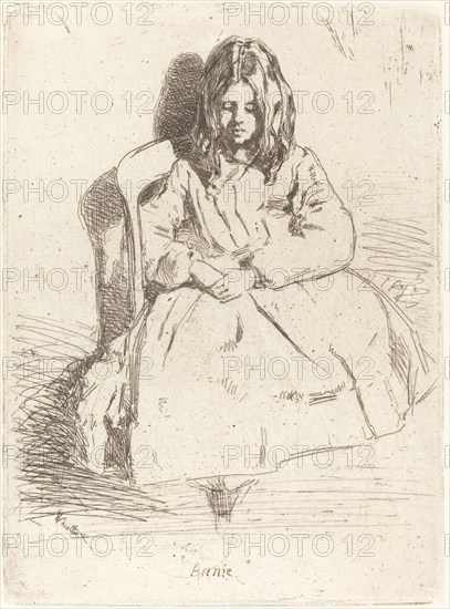 Annie Seated, 1858.