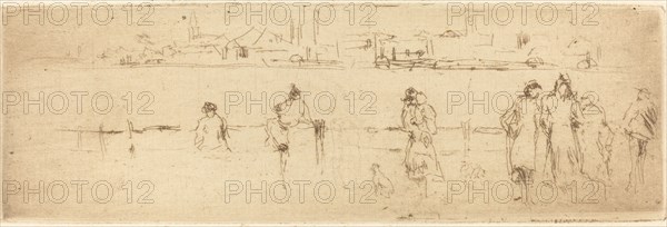 A Sketch on the Embankment.
