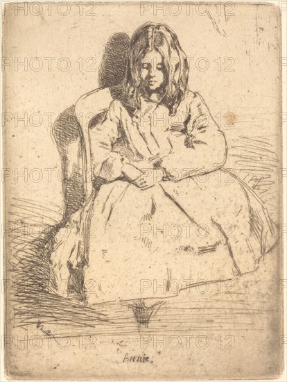 Annie Seated, 1858.