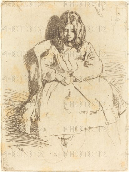 Annie Seated, 1858.