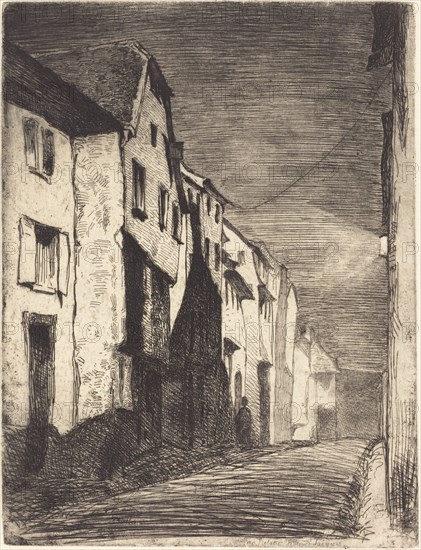 Street at Saverne, 1858.