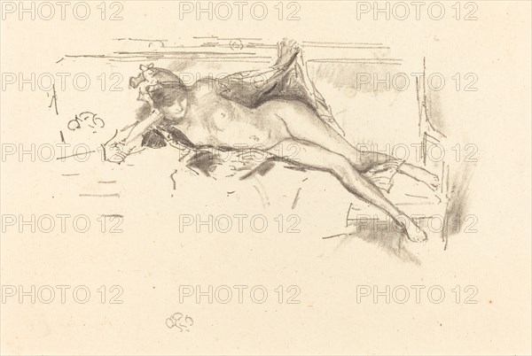 Nude Model, Reclining, 1893.