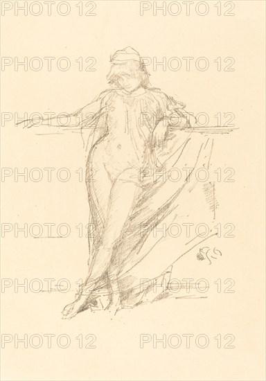 Little Draped Figure, Leaning, 1893.