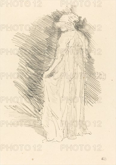 The Draped Figure, Back View, 1893.