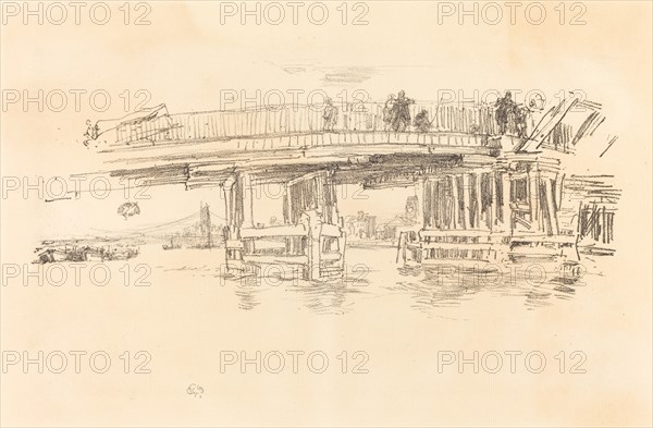 Old Battersea Bridge, 1879/1887.