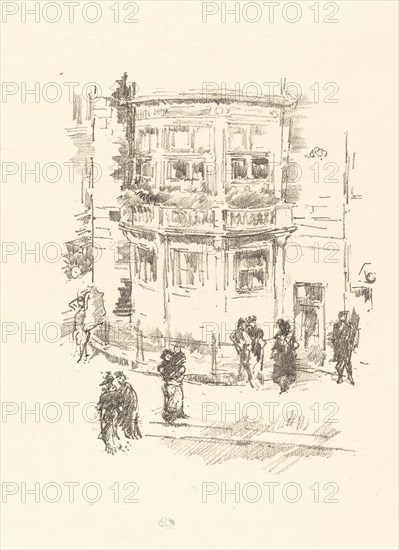 The Manager's Window, Gaiety Theatre, 1896.