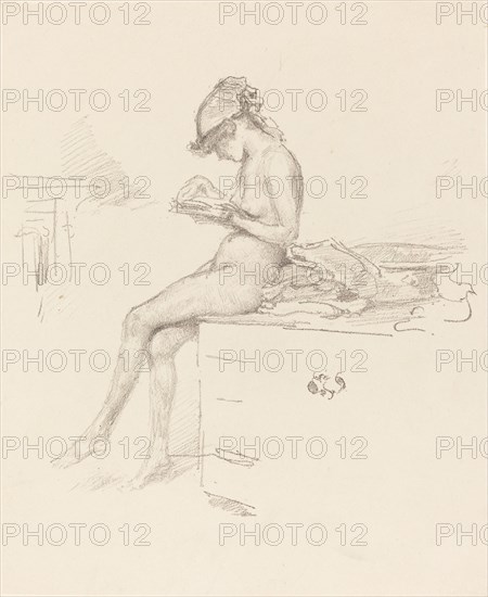 The Little Nude Model, Reading, 1889/1890.