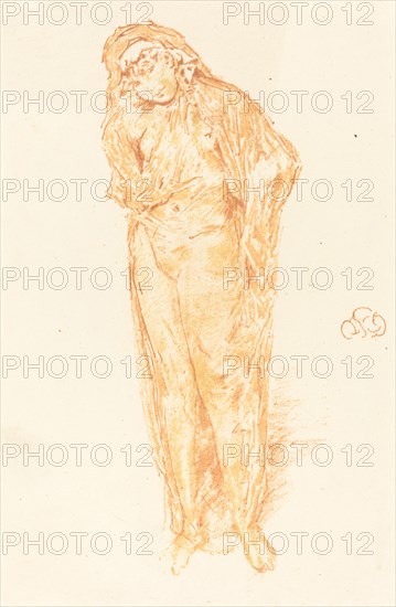 Draped Figure, Standing, 1891.