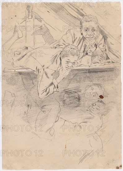 Study for "Army Boots" [verso], 1865.