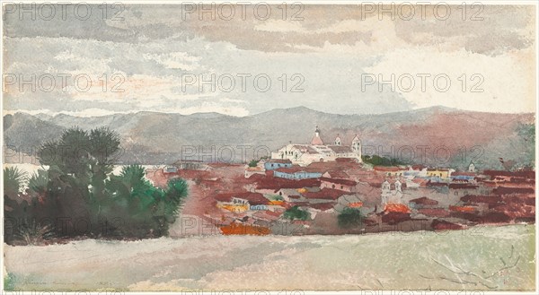 View of Santiago de Cuba, 1885.