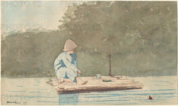 Boy on a Raft, 1879.
