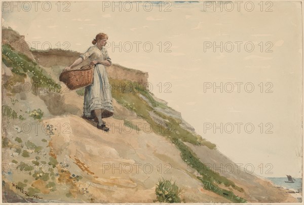 Girl Carrying a Basket, 1882.