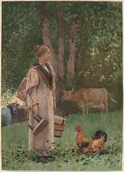 The Milk Maid, 1878.