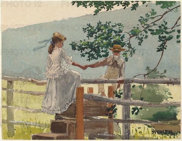 On the Stile, 1878.