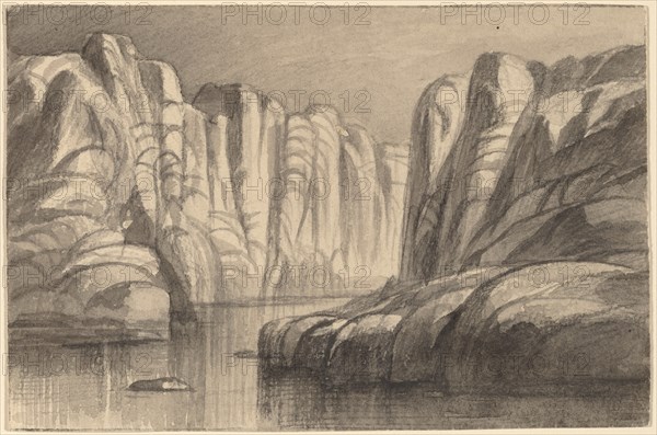 River Winding through a Rock Formation (Philae, Egypt), 1884/1885.