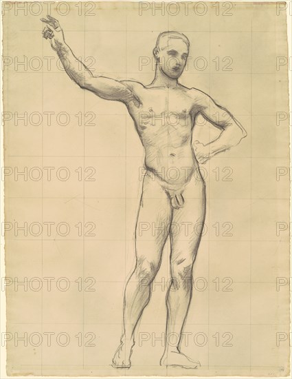 Study of Apollo for "Apollo and the Muses", c. 1921.