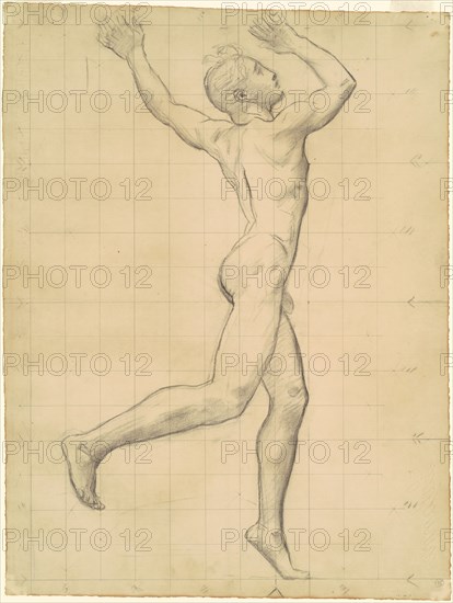 Study of Apollo for "Apollo and Daphne", c. 1918.