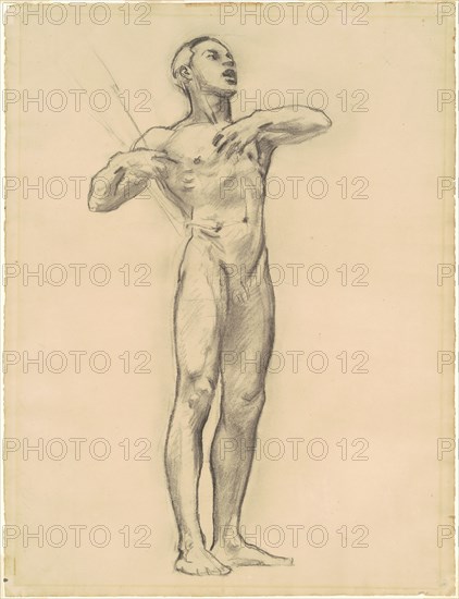 Study of Orpheus for "Classic and Romantic Art", c. 1921.