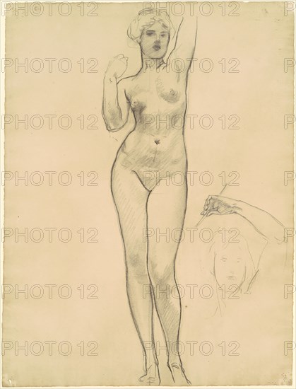 Studies of Aphrodite for "Aphrodite and Eros", 1919-1920.