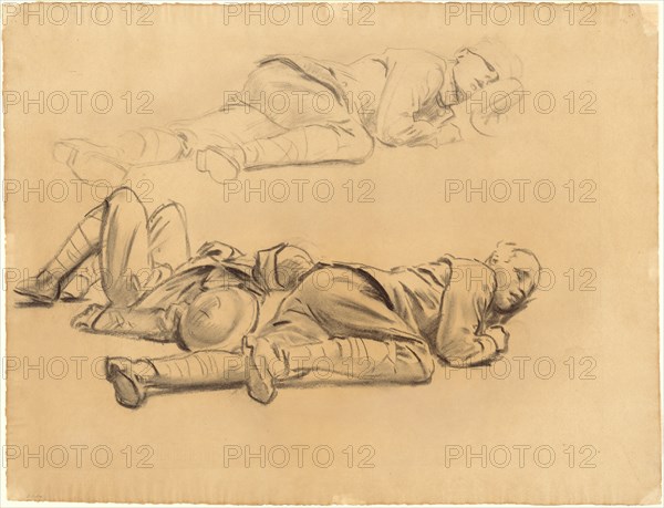 Studies for "Gassed", 1918-1919.