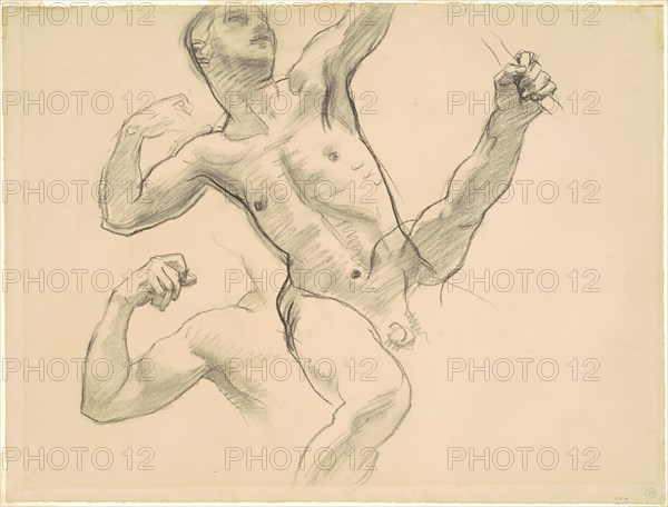 Studies of Achilles for "Chiron and Achilles", 1922-1925.