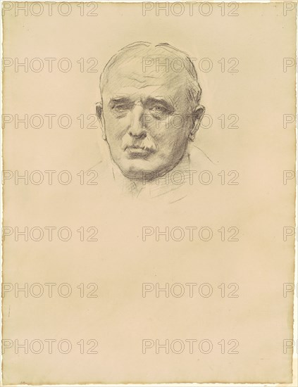 Study of Field Marshal John French for "General Officers of World War I", 1920-1922.